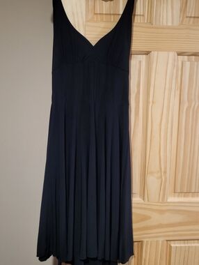 Classic Black V-Neck Women’s Dress